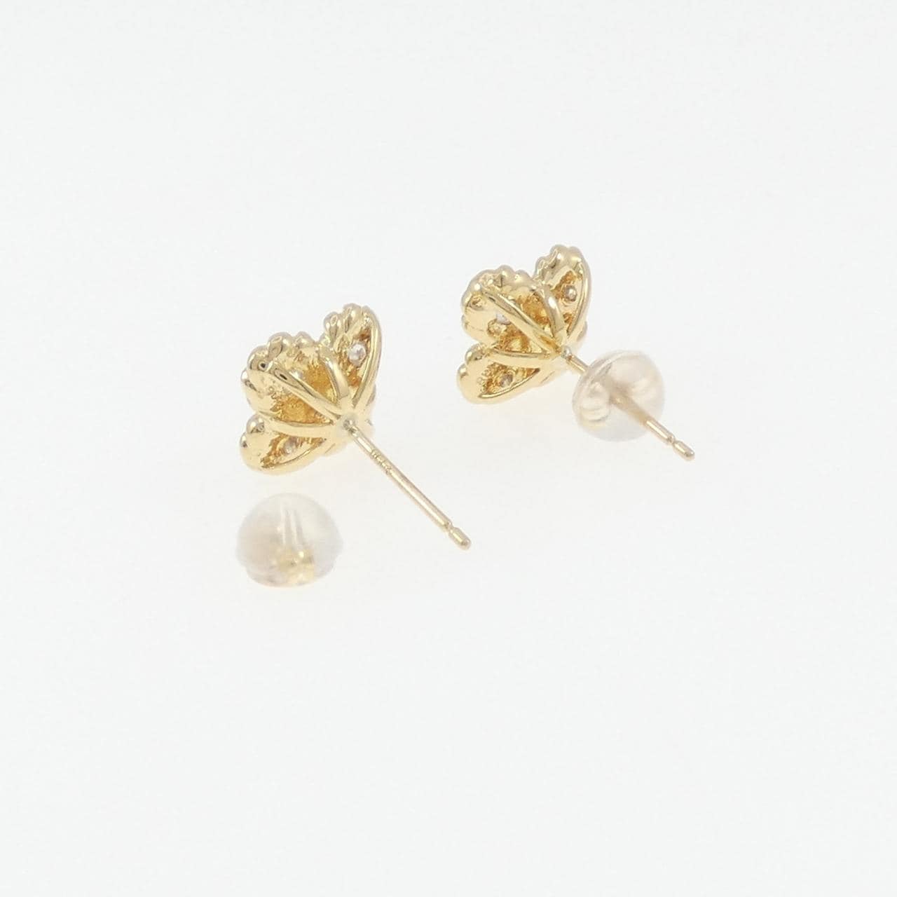 K18YG ダイヤモンド ピアス 0.12CT