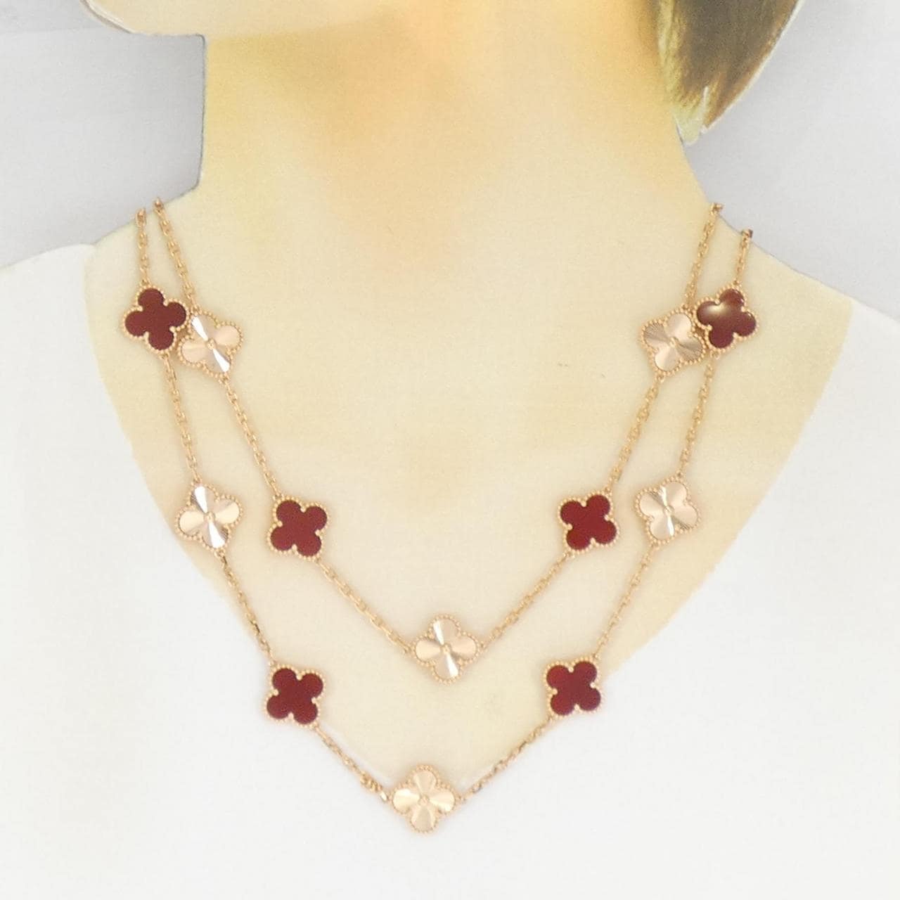 Van Cleef & Arpels vintage Alhambra 20 Motif Necklace