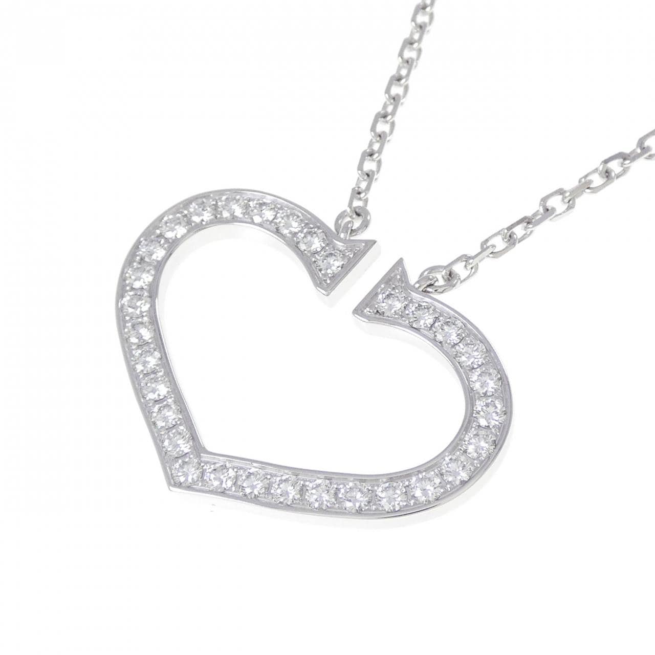 カルティエ Cハート ラージ ネックレス