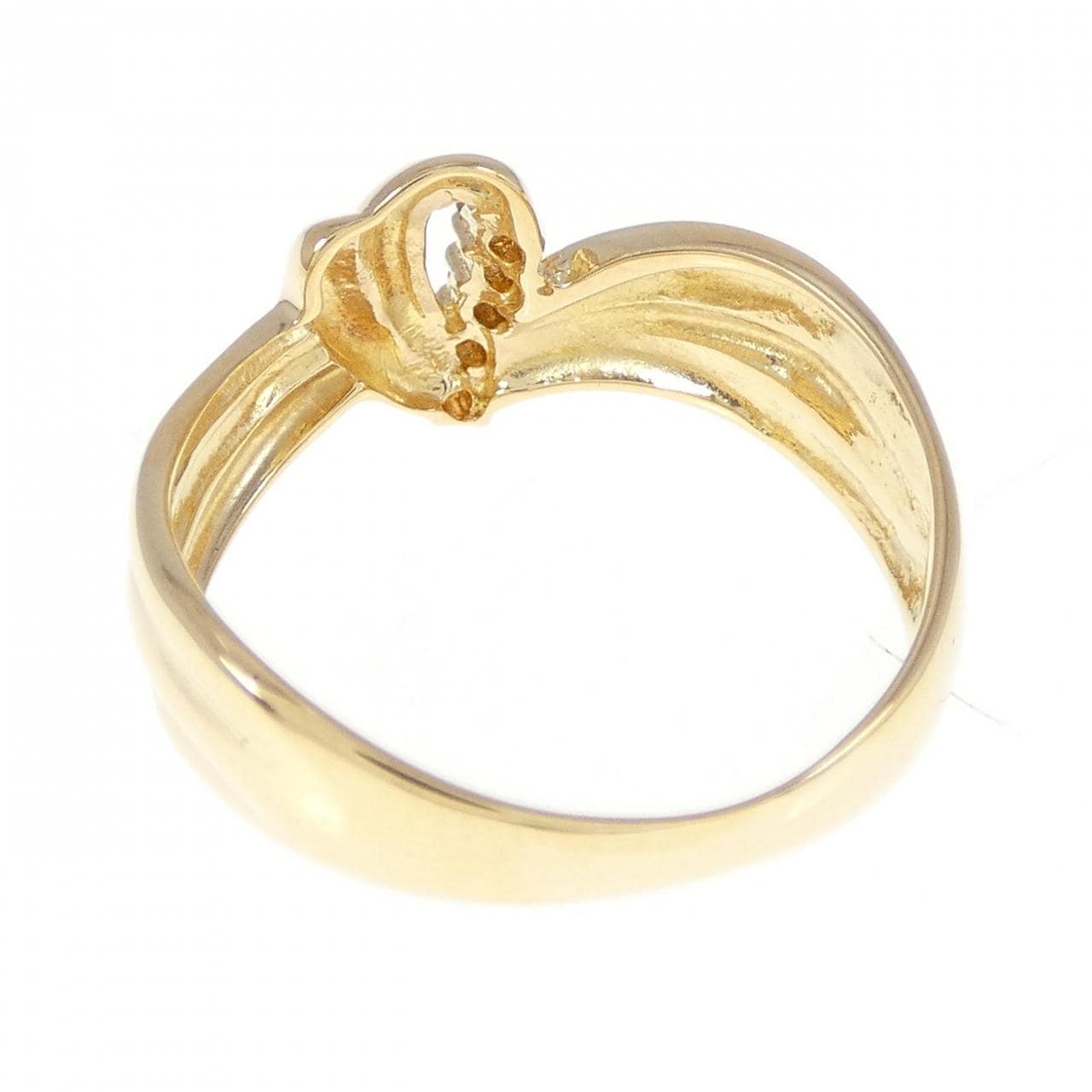 K18YG ダイヤモンド リング 0.05CT