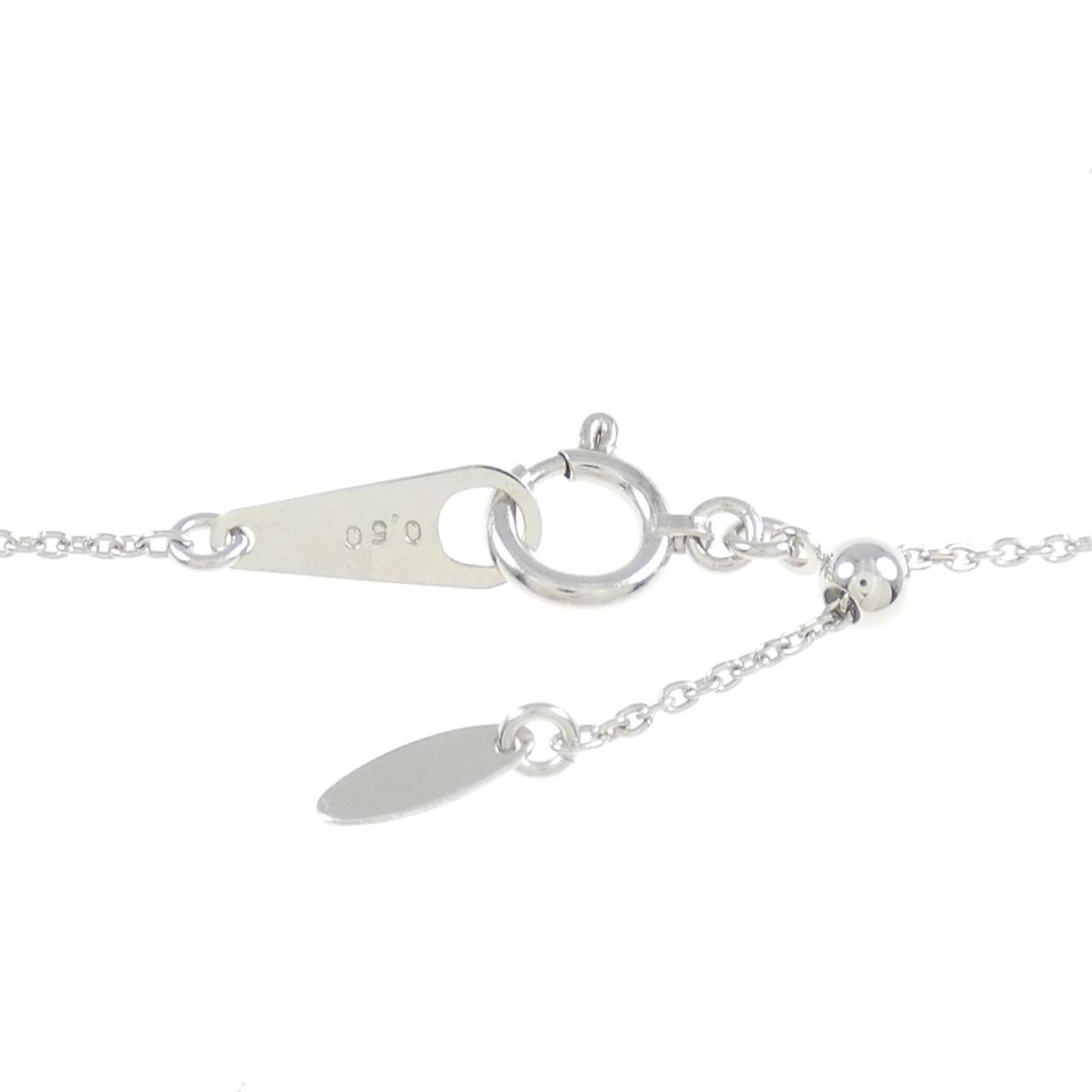 K18WG ダイヤモンド ネックレス 0.50CT