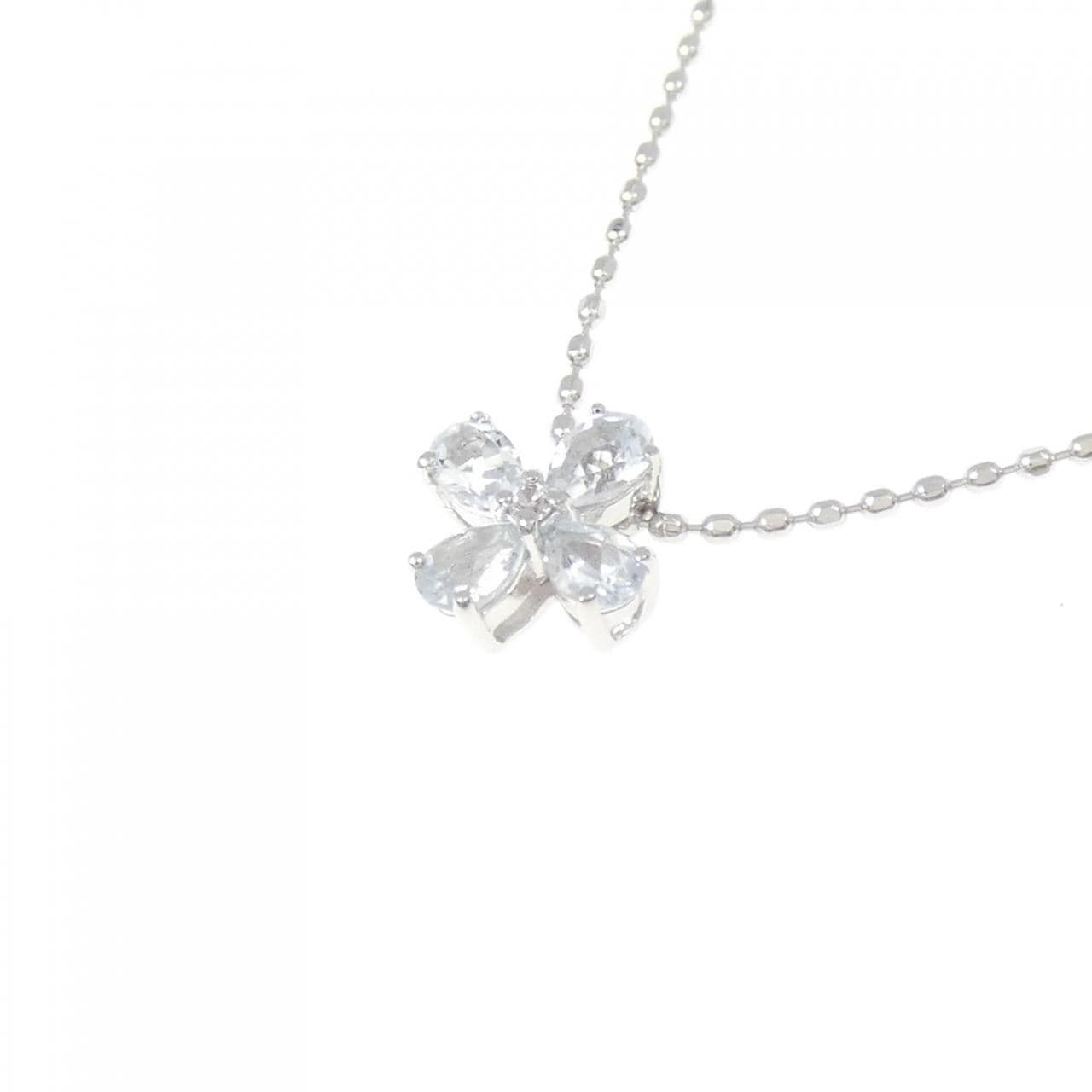 クミキョク アクアマリン ネックレス