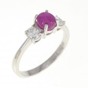 PT900 スタールビー リング 0.93CT