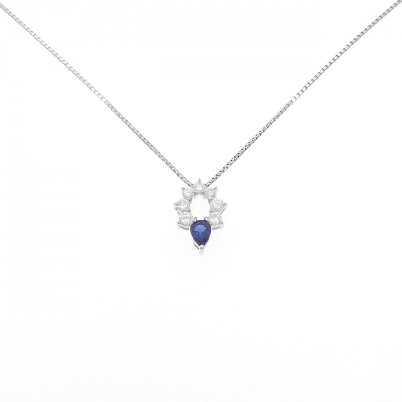 PT900/PT850蓝宝石项链0.57CT