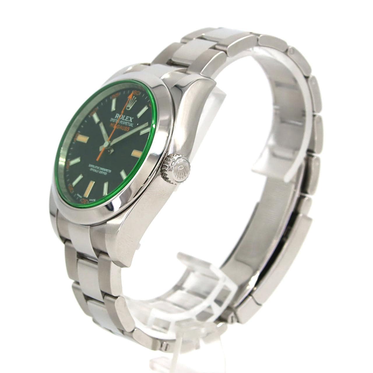 ロレックス ミルガウス 116400GV SS 自動巻 ランダム番