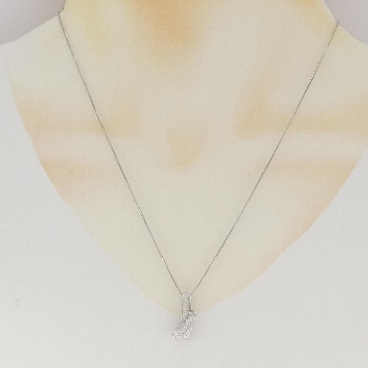 PT900/PT850 ダイヤモンド ネックレス 0.20CT