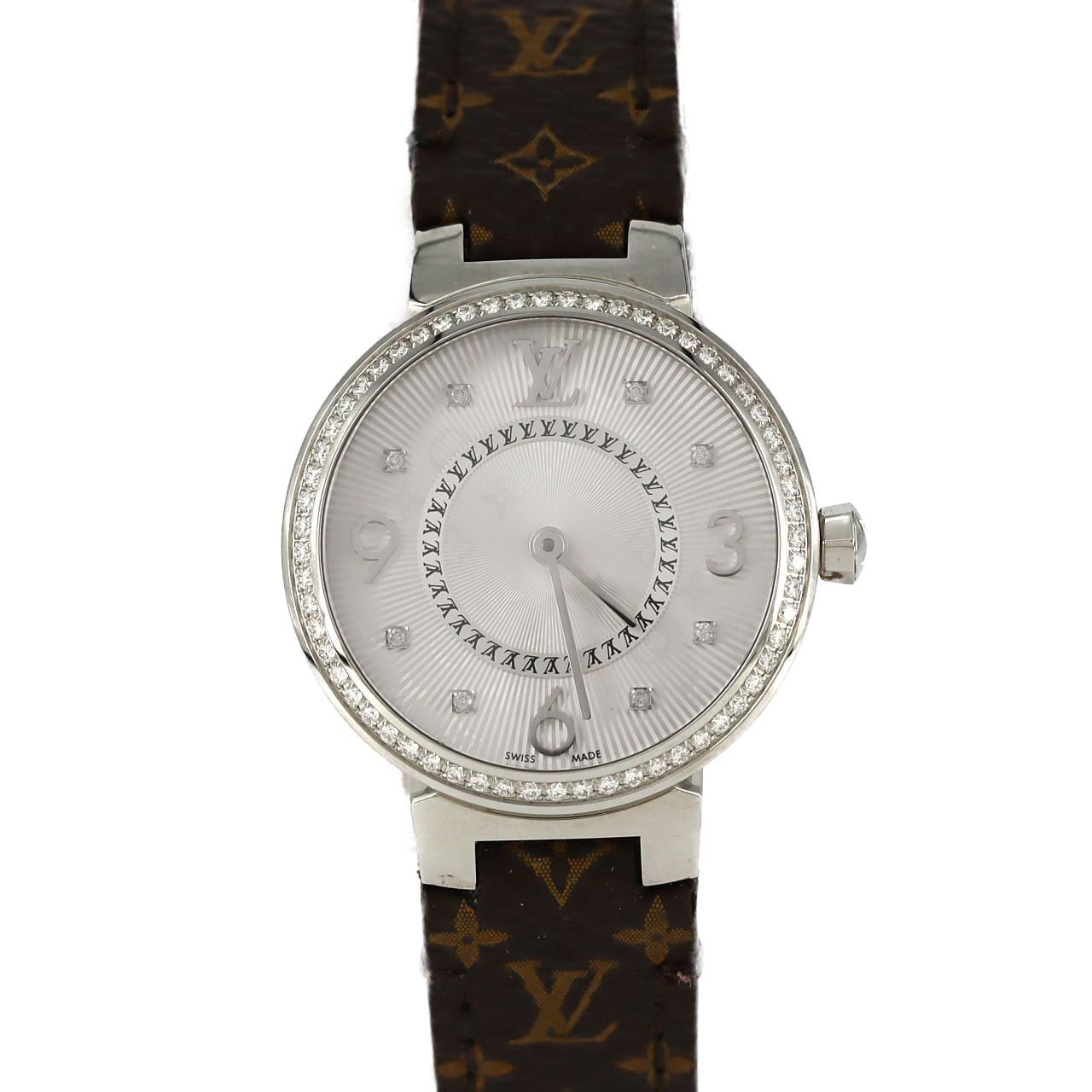 ルイヴィトン タンブール/D･8P Q12MF SS クォーツ