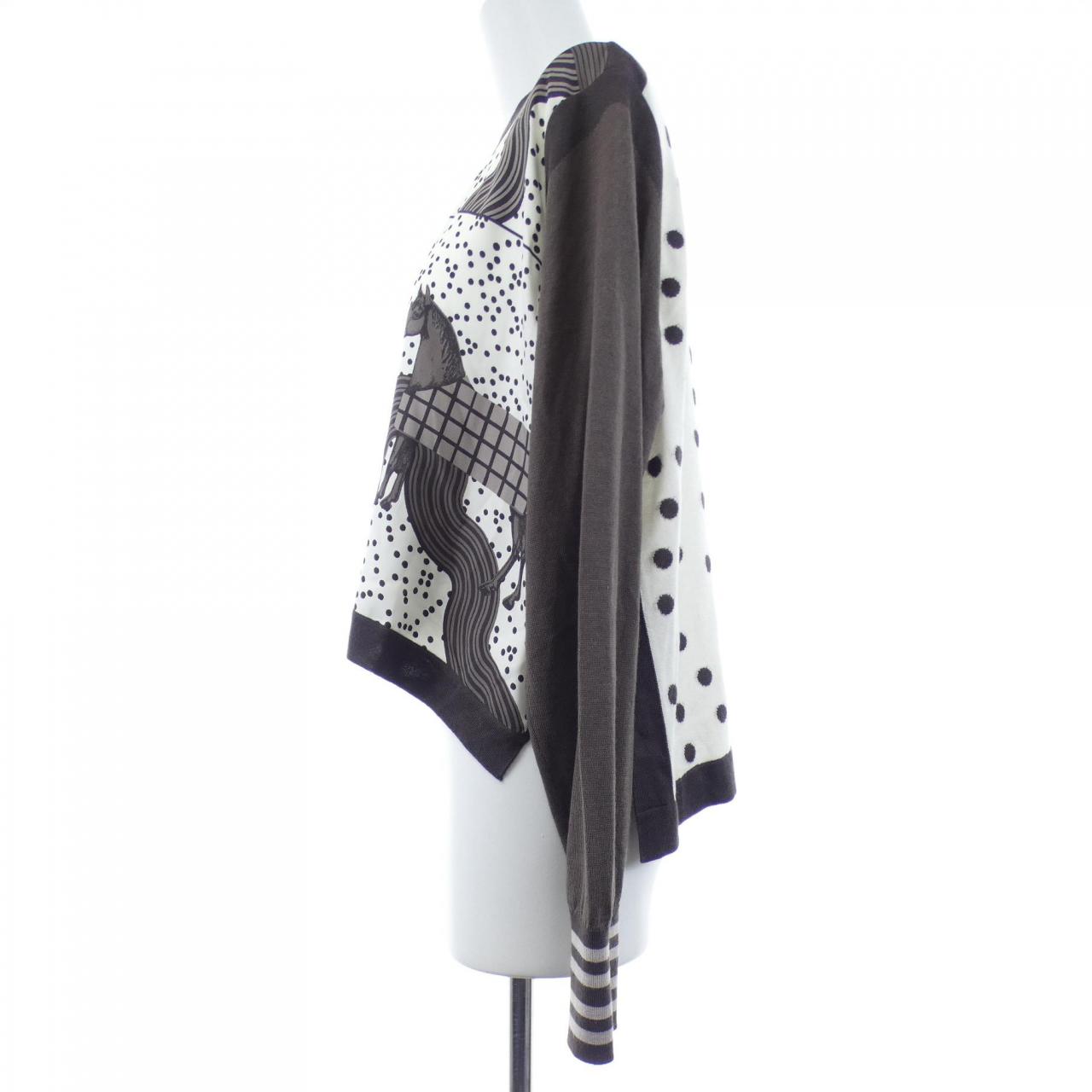 エルメス HERMES GARDE-ROBE POP 5E2806DL ツイルレーヌ ニット