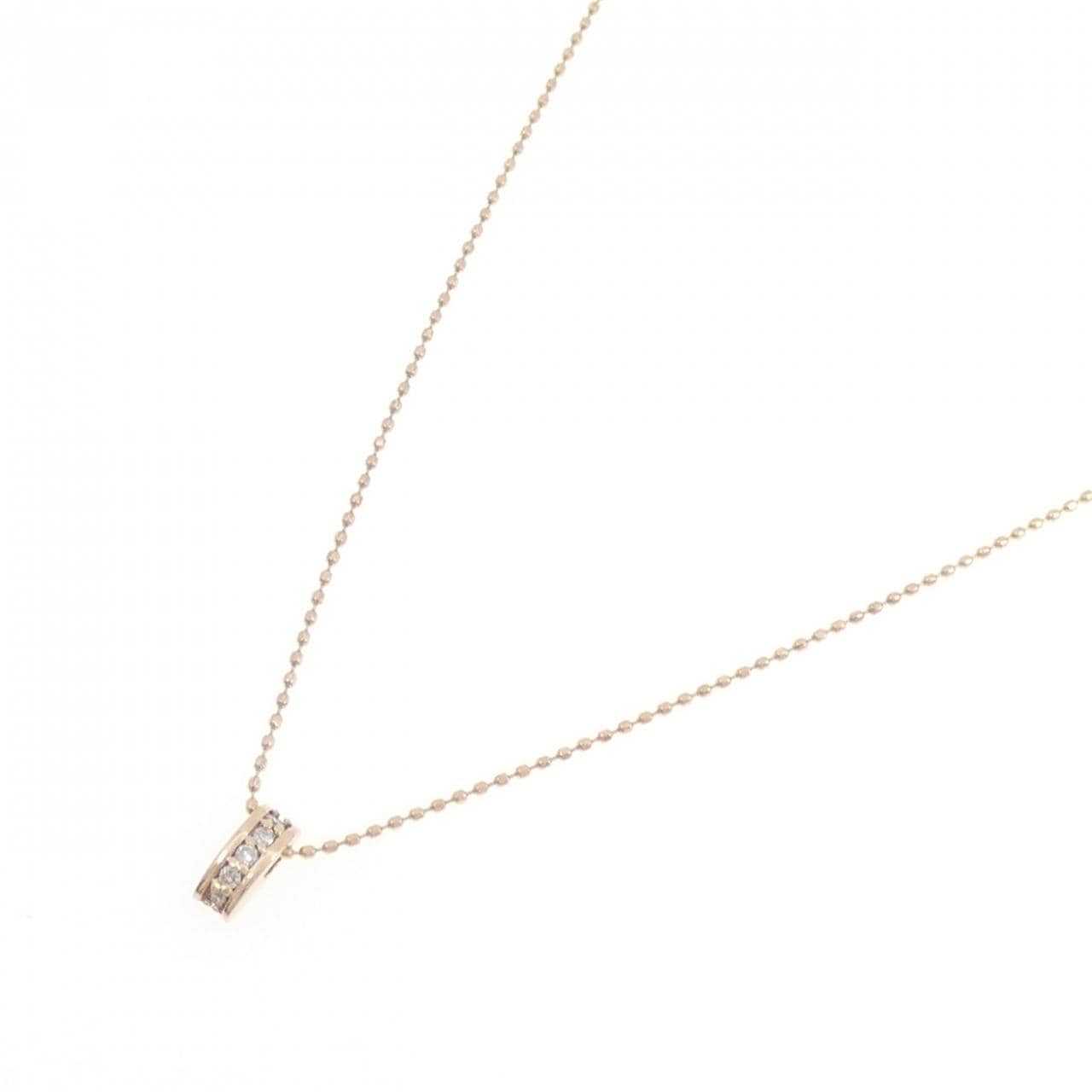 アガット ダイヤモンド ネックレス 0.05CT