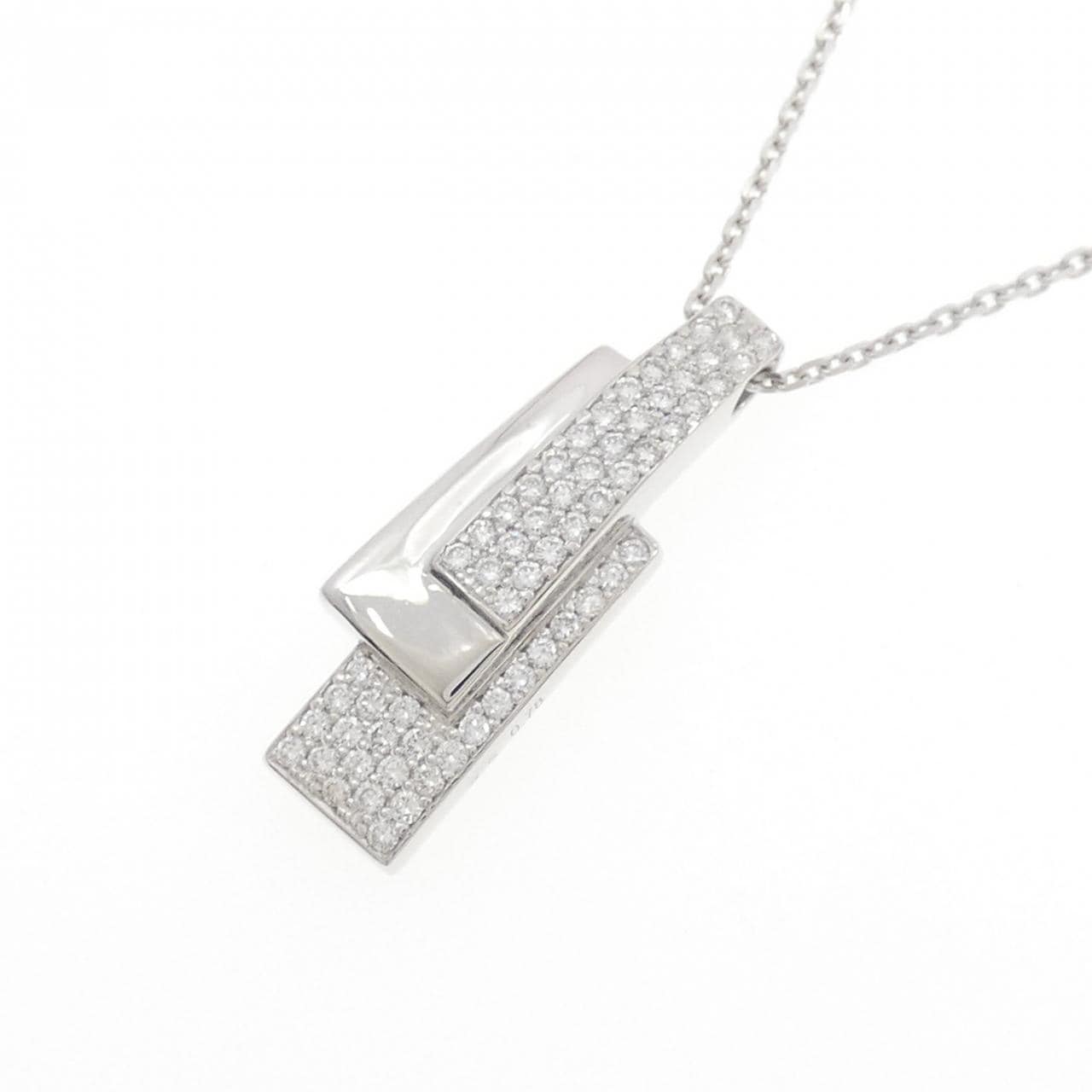 キャサジ ダイヤモンド ネックレス 0.78CT