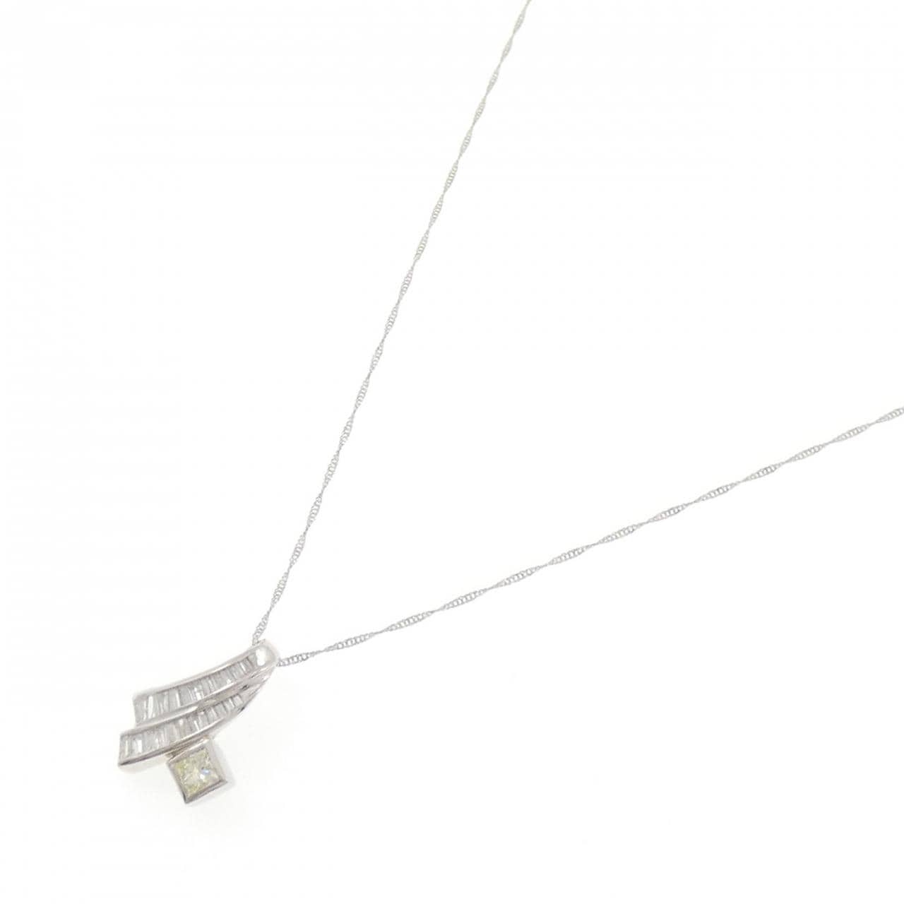PT900/PT850 ダイヤモンド ネックレス 0.52CT