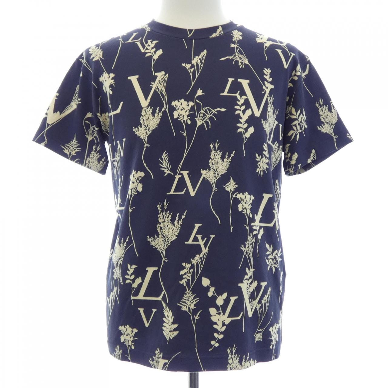 ルイヴィトン LOUIS VUITTON LVリーフディスチャージTシャツ HJY04WUYM Tシャツ