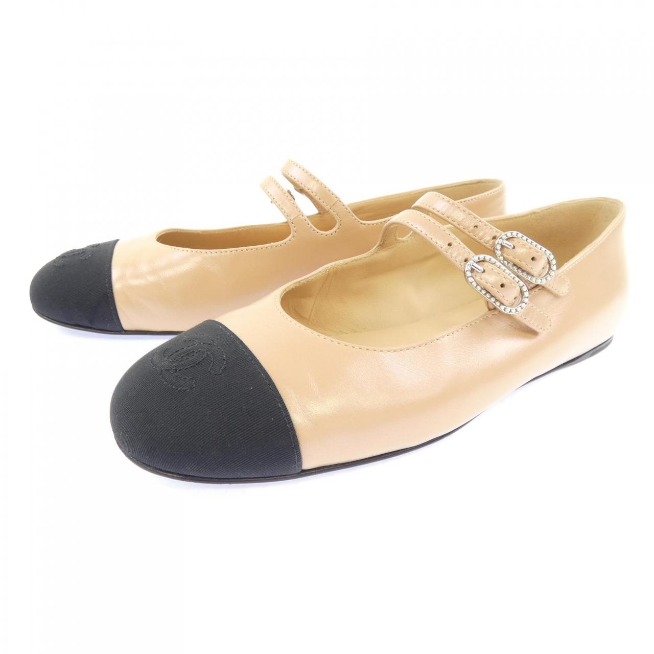 シャネル CHANEL G45697B16524 フラットシューズ