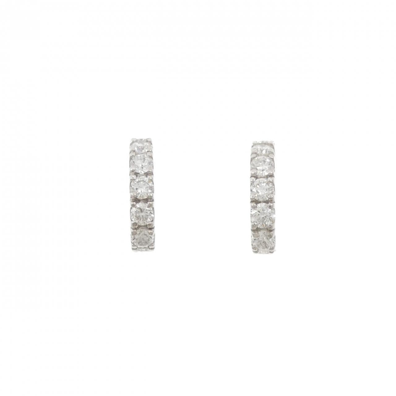 PT900 ダイヤモンド ピアス 1.00CT