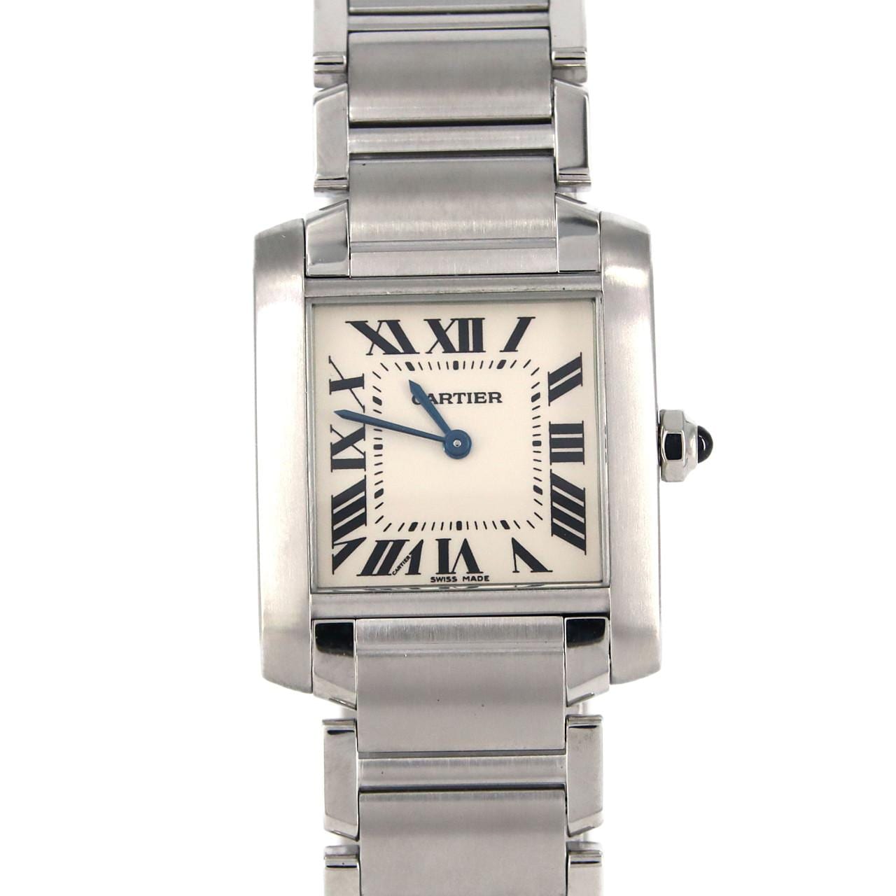 Cartier Tank Française MM W51003Q3 SS石英