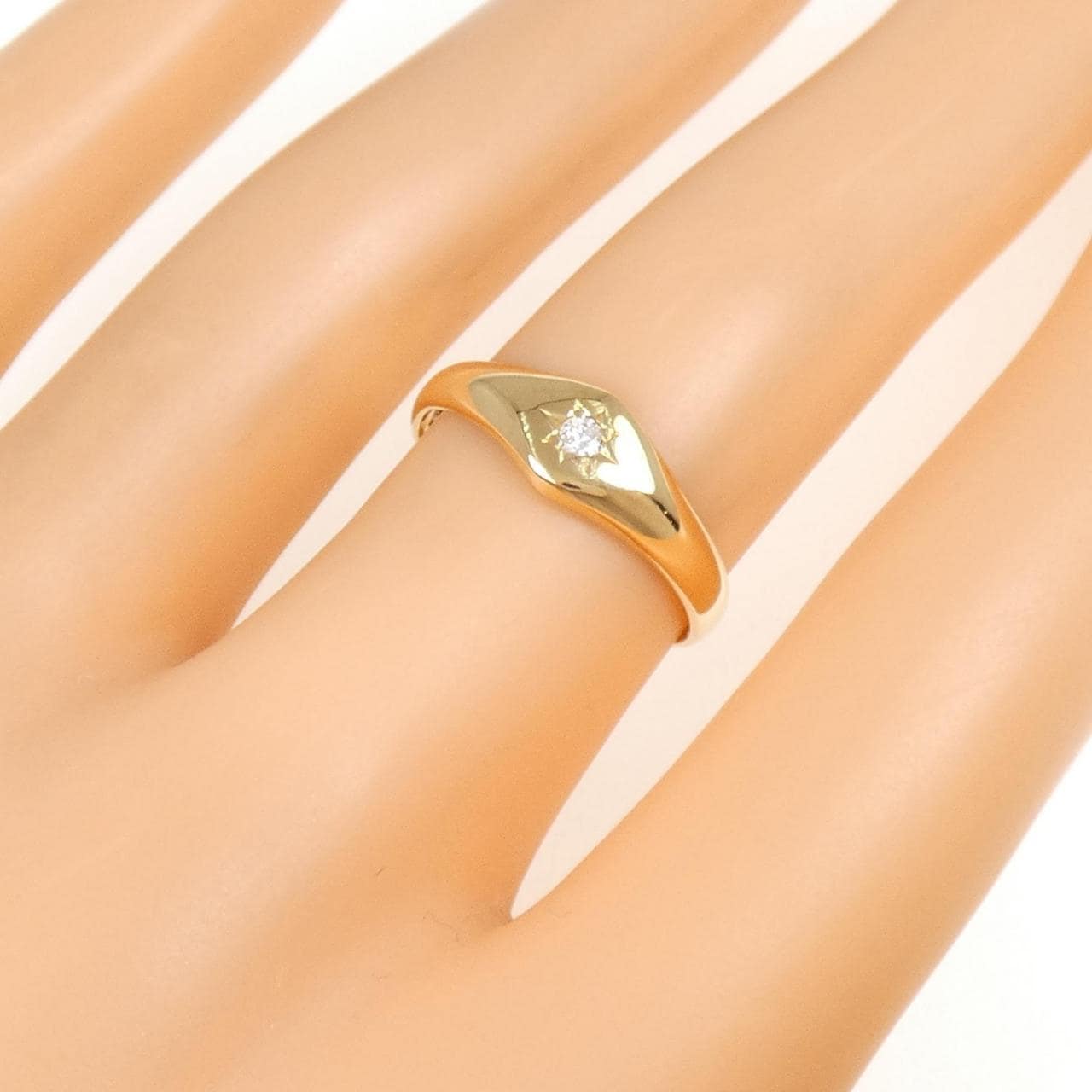 K18YG ダイヤモンド リング