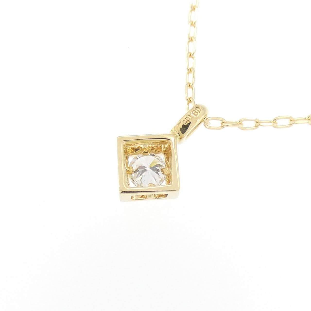 K18YG ダイヤモンド ネックレス 0.10CT