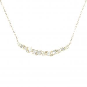 【新品】K18YG ダイヤモンド ネックレス 0.80CT