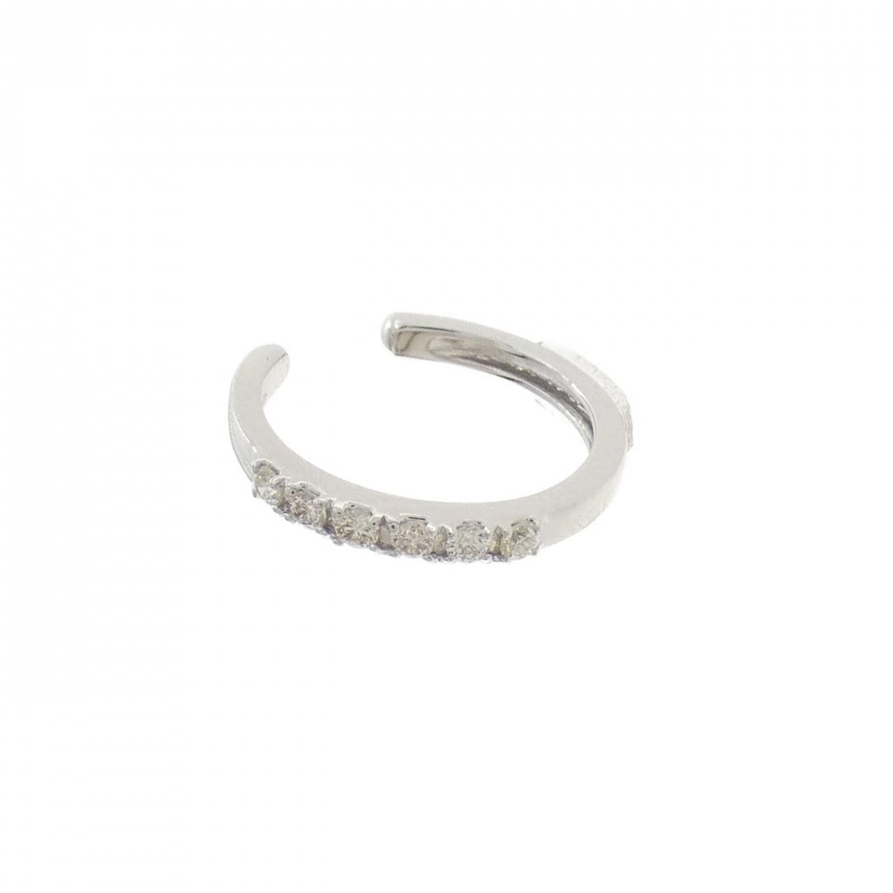 K10WG ダイヤモンド イヤーカフ 片耳