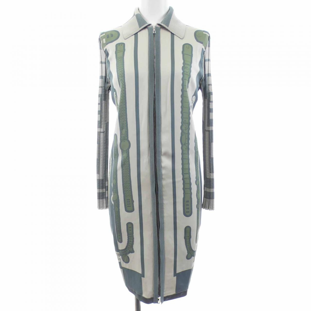 エルメス HERMES 2H2837D5 ツイルレーヌ ロングカーディガン