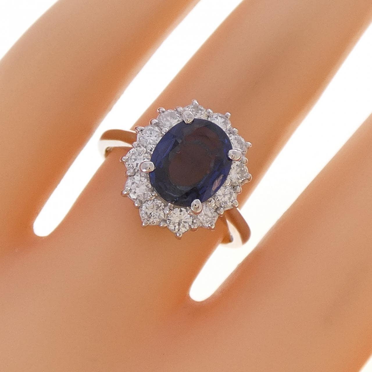 PT900 サファイヤ リング 1.90CT