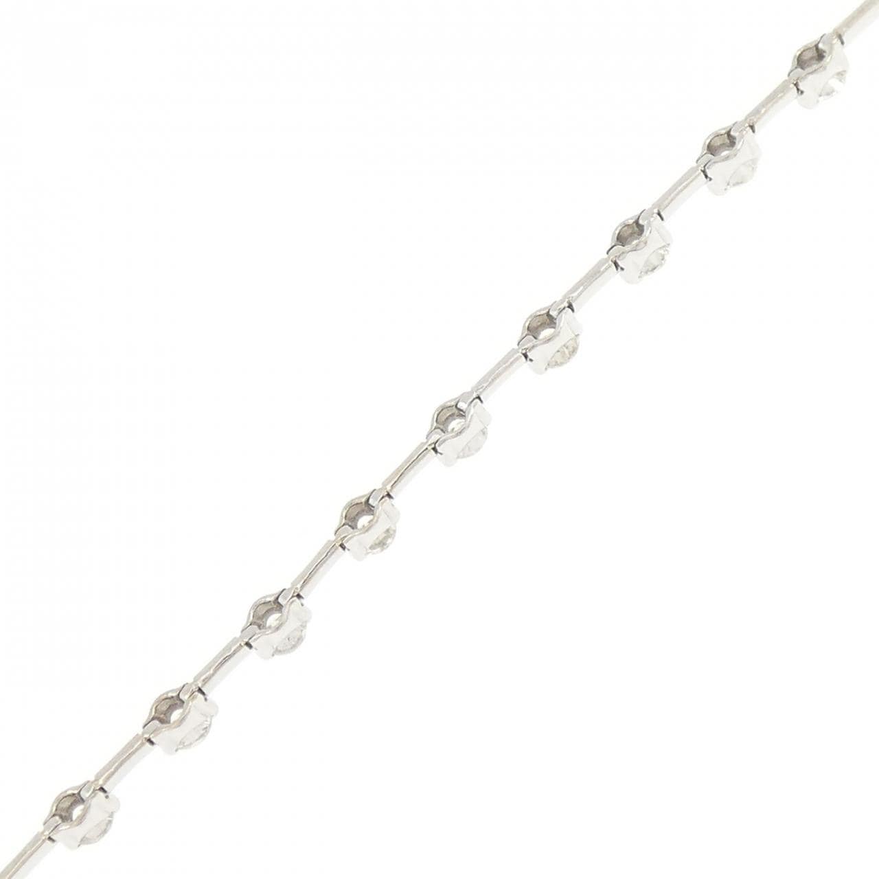 K18WG ダイヤモンド ブレスレット 3.00CT