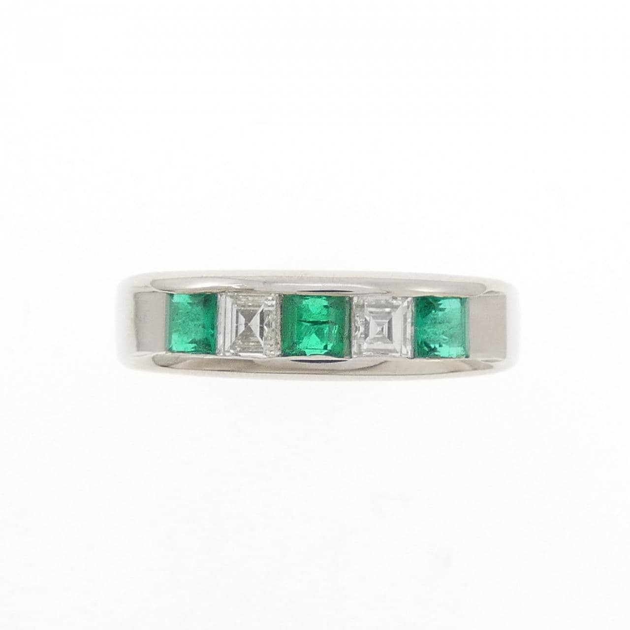 PT900 エメラルド リング 0.41CT