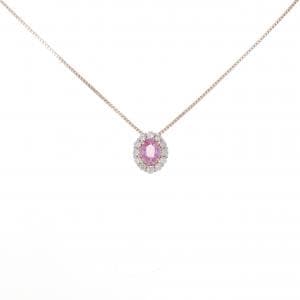 K18PG サファイヤ ネックレス 0.208CT