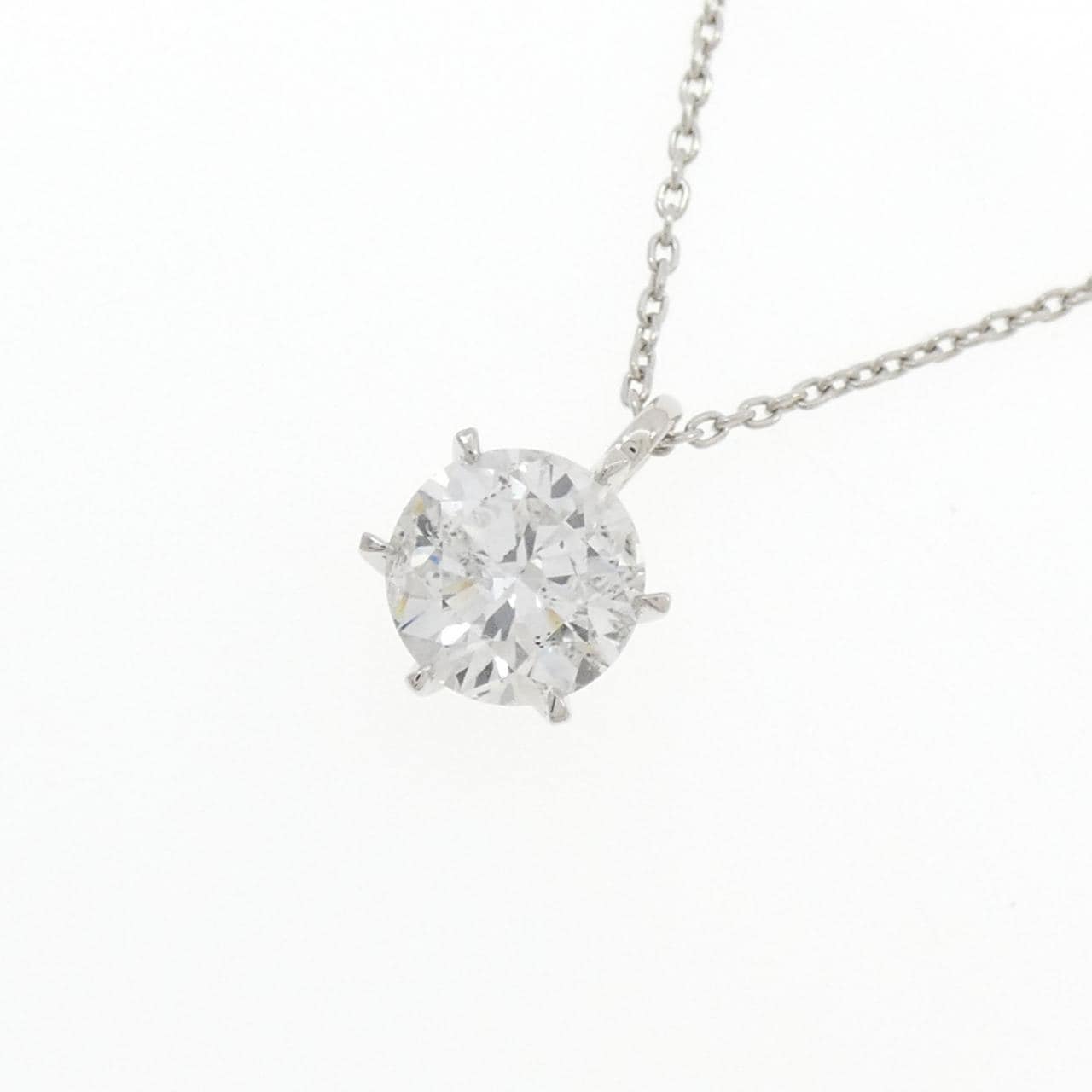 【リメイク】PT900/PT850 ダイヤモンド ネックレス 2.025CT F I1 Good