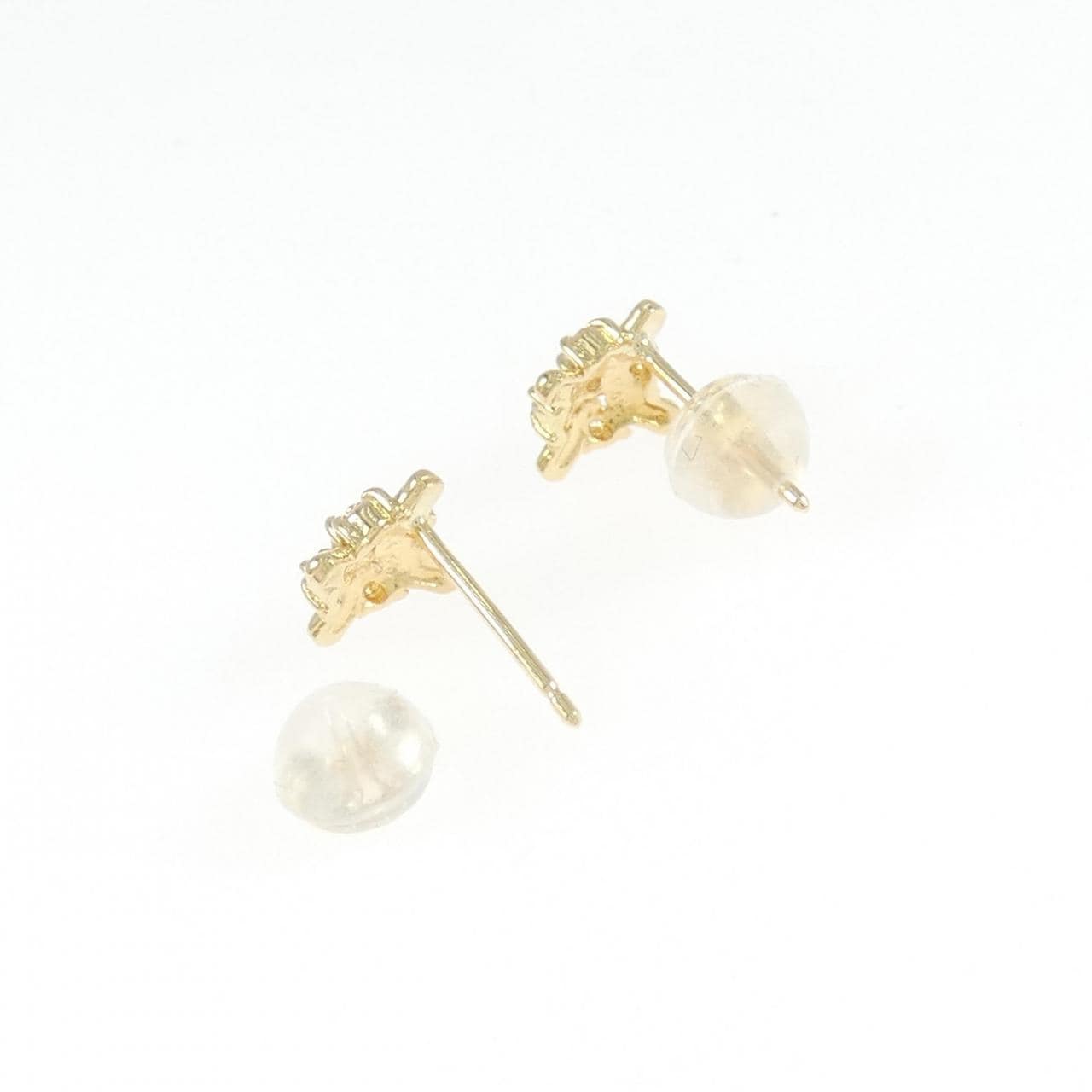 K18YG ダイヤモンド ピアス 0.10CT