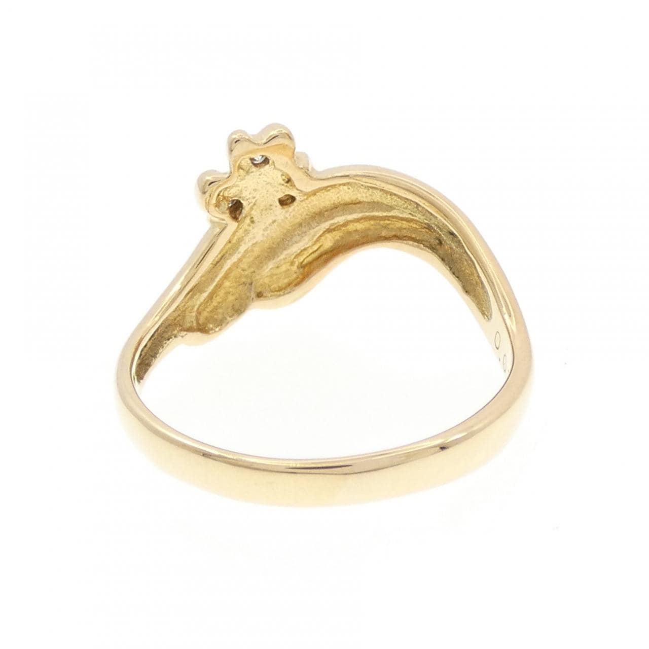 K18YG ダイヤモンド リング 0.03CT