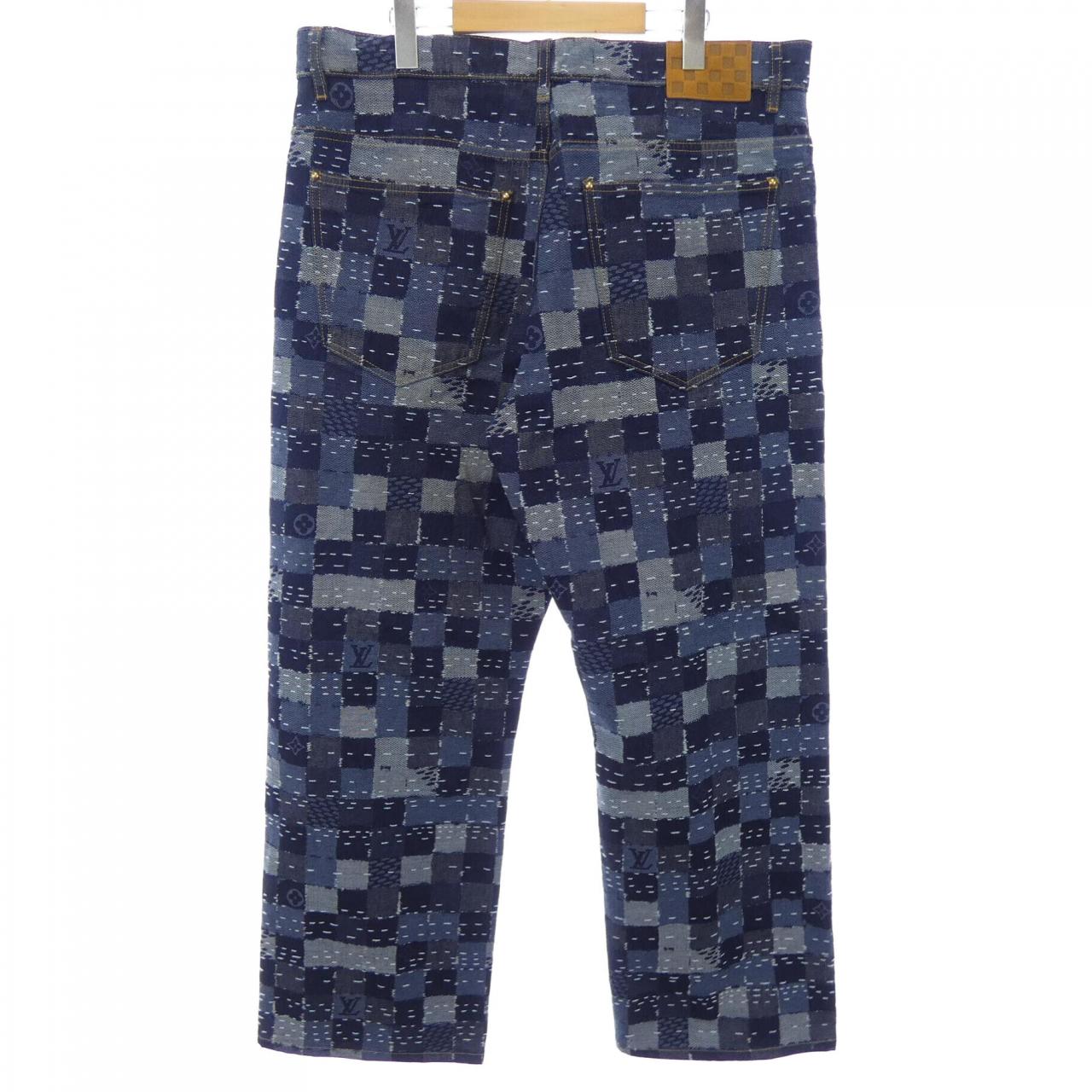 ルイヴィトン LOUIS VUITTON ダミエデニムスケートパンツ HTD64WWIO パンツ