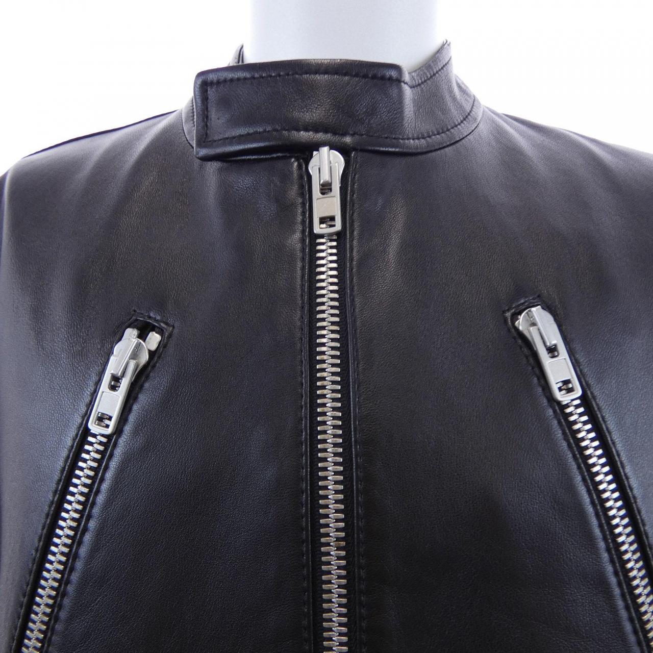 メゾンマルジェラ Maison Margiela ハの字 S50AM0489 レザーライダースジャケット