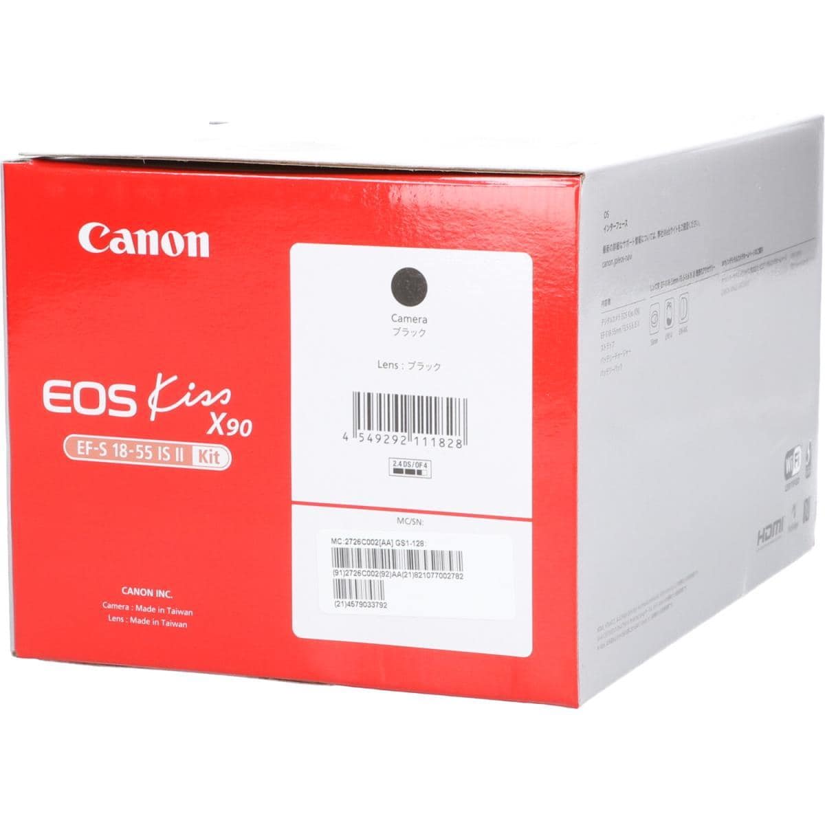 [未使用品] CANON EOS KISS X90 18-55ISⅡKIT