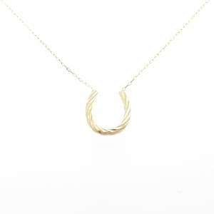 K18YG ホースシュー ネックレス