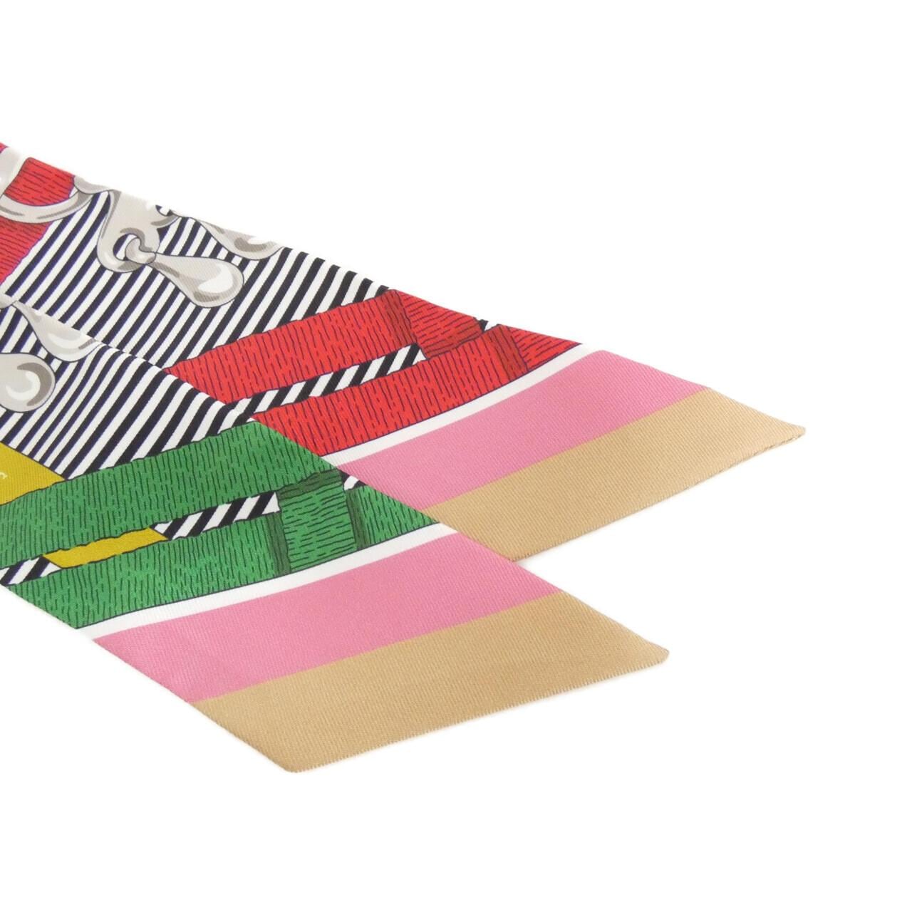 【未使用品】エルメス MORS A JOUETS CHEMIES ツイリー 063419S スカーフ