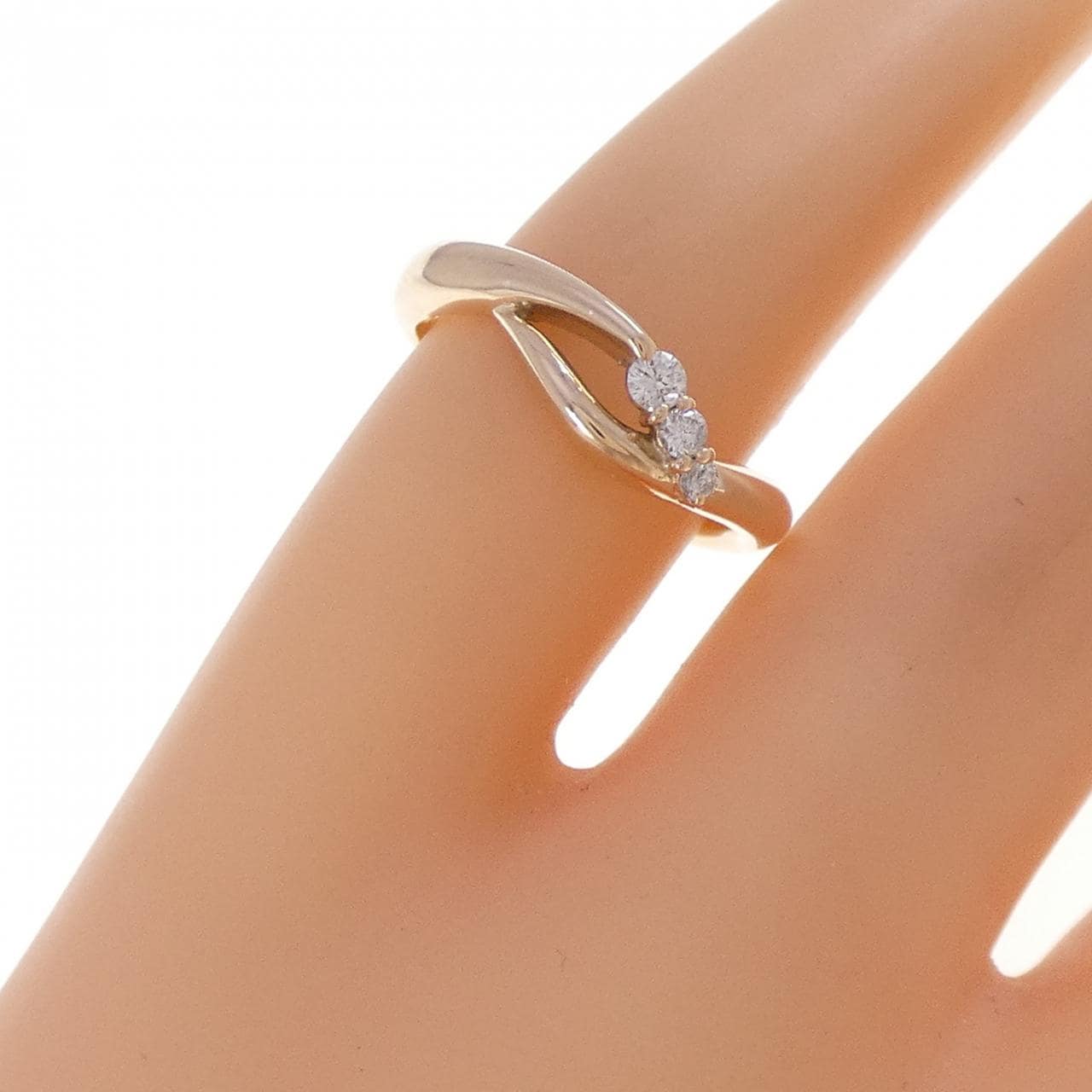 K10PG ダイヤモンド リング 0.07CT