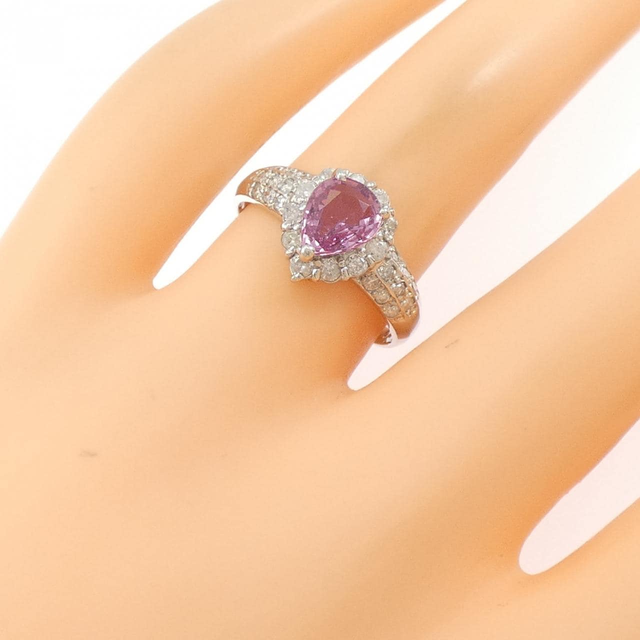 PT900 サファイヤ リング 1.0CT