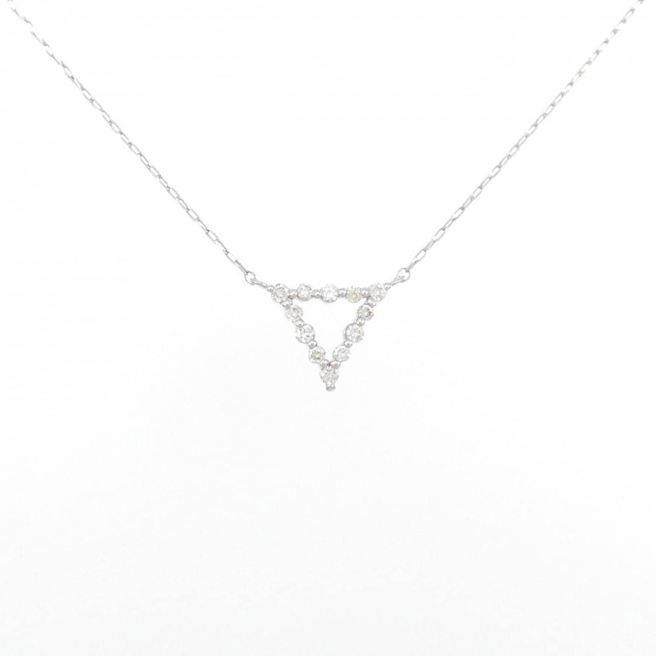 [BRAND NEW] PT Diamond Necklace 0.10CT