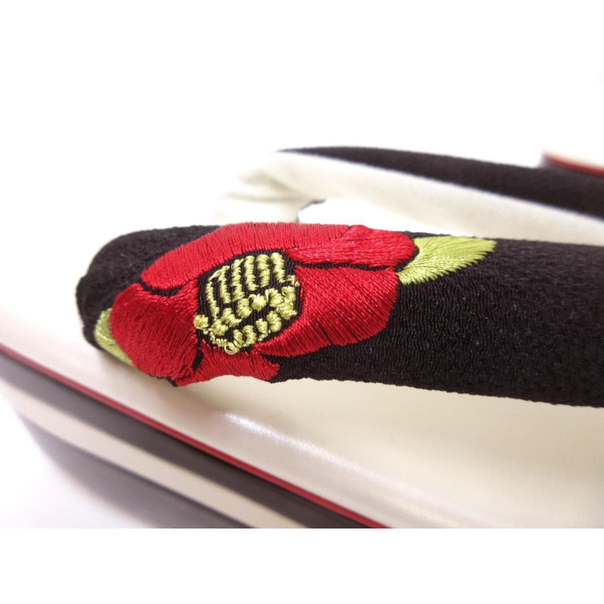 【新品】女草履　椿　Ｆサイズ