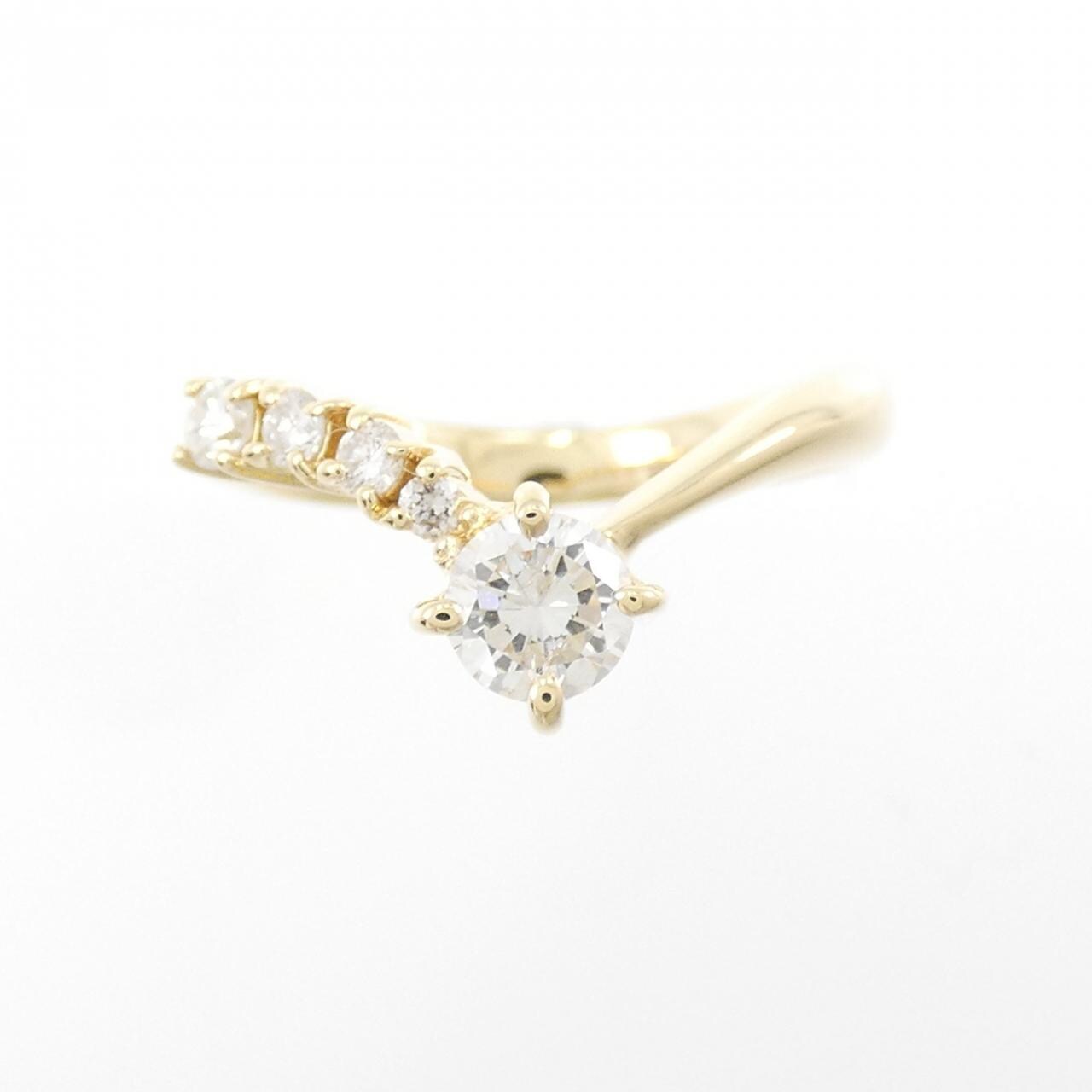 K18YG ダイヤモンド リング 0.30CT