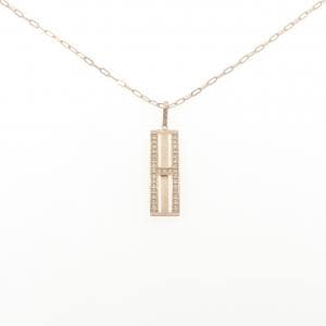 K18PG ダイヤモンド ネックレス 0.16CT