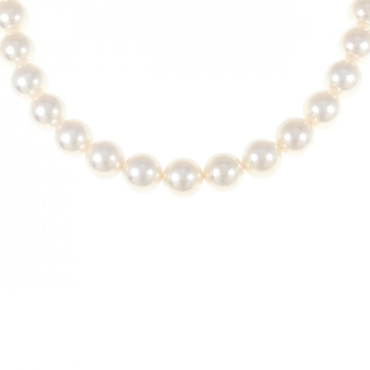 シルバークラスプ アコヤパール ネックレス 8.5-9mm