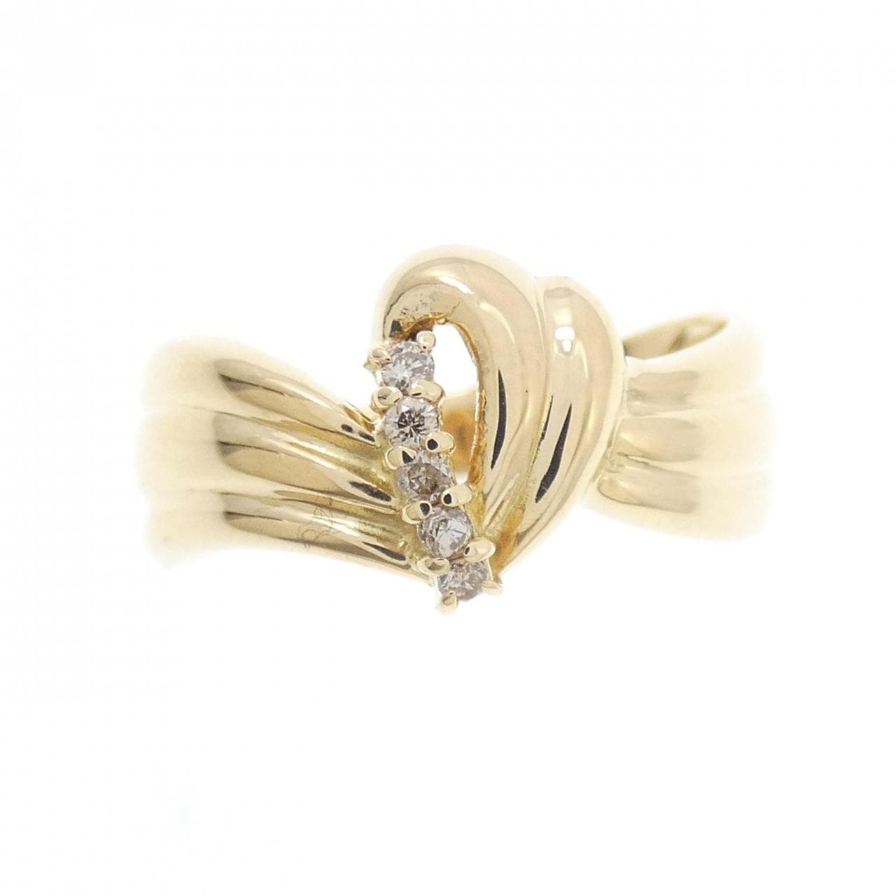 K18YG ダイヤモンド リング 0.05CT