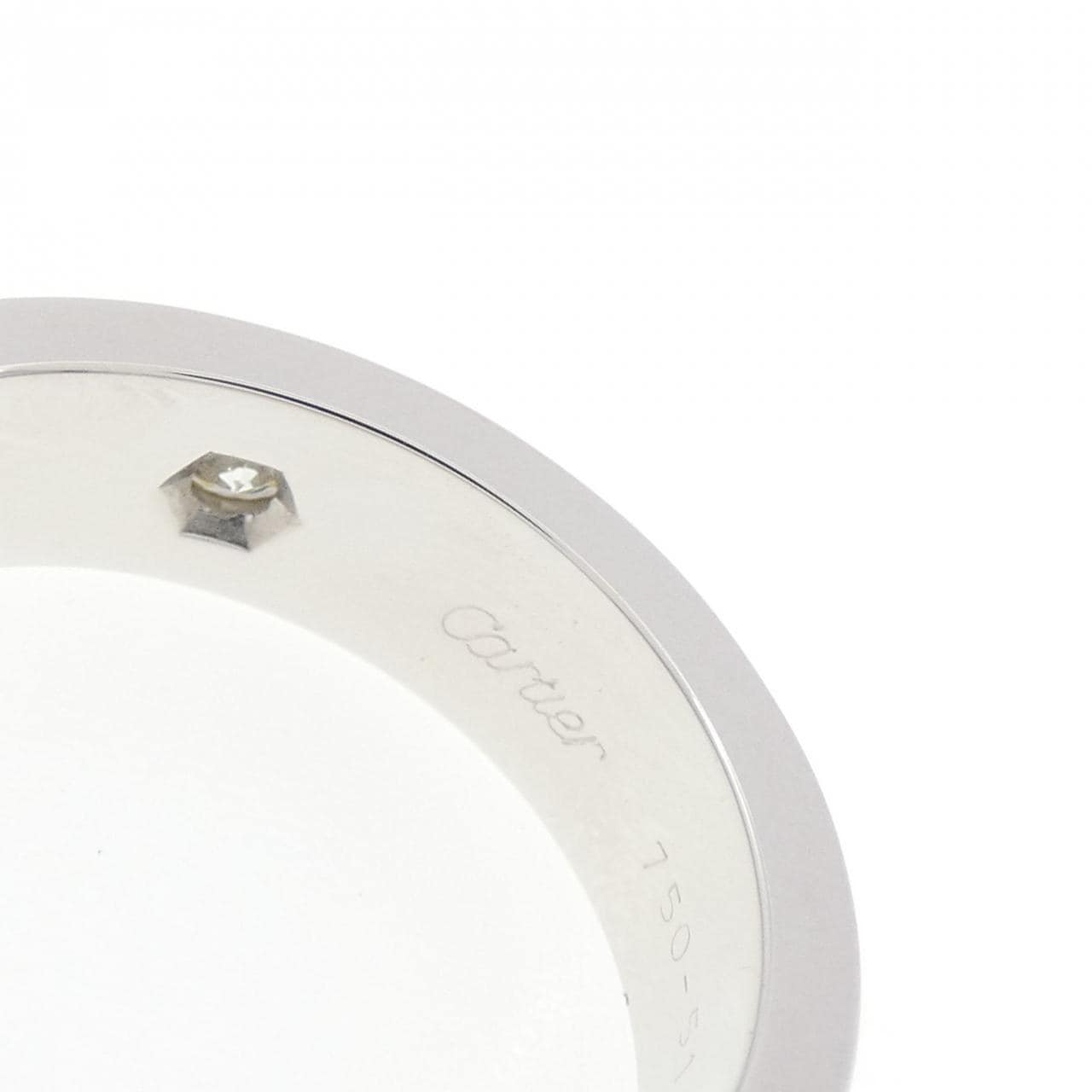 カルティエ ラブ ハーフダイヤ リング