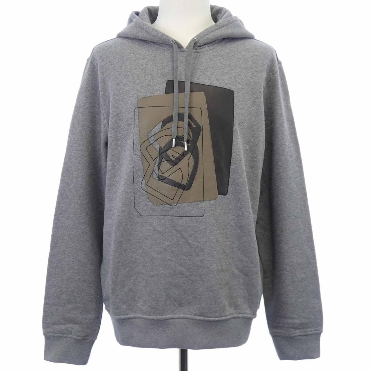 エルメス HERMES フーデッドパーカレザーパッチ　ETRIERS DECALES 367800HA パーカー