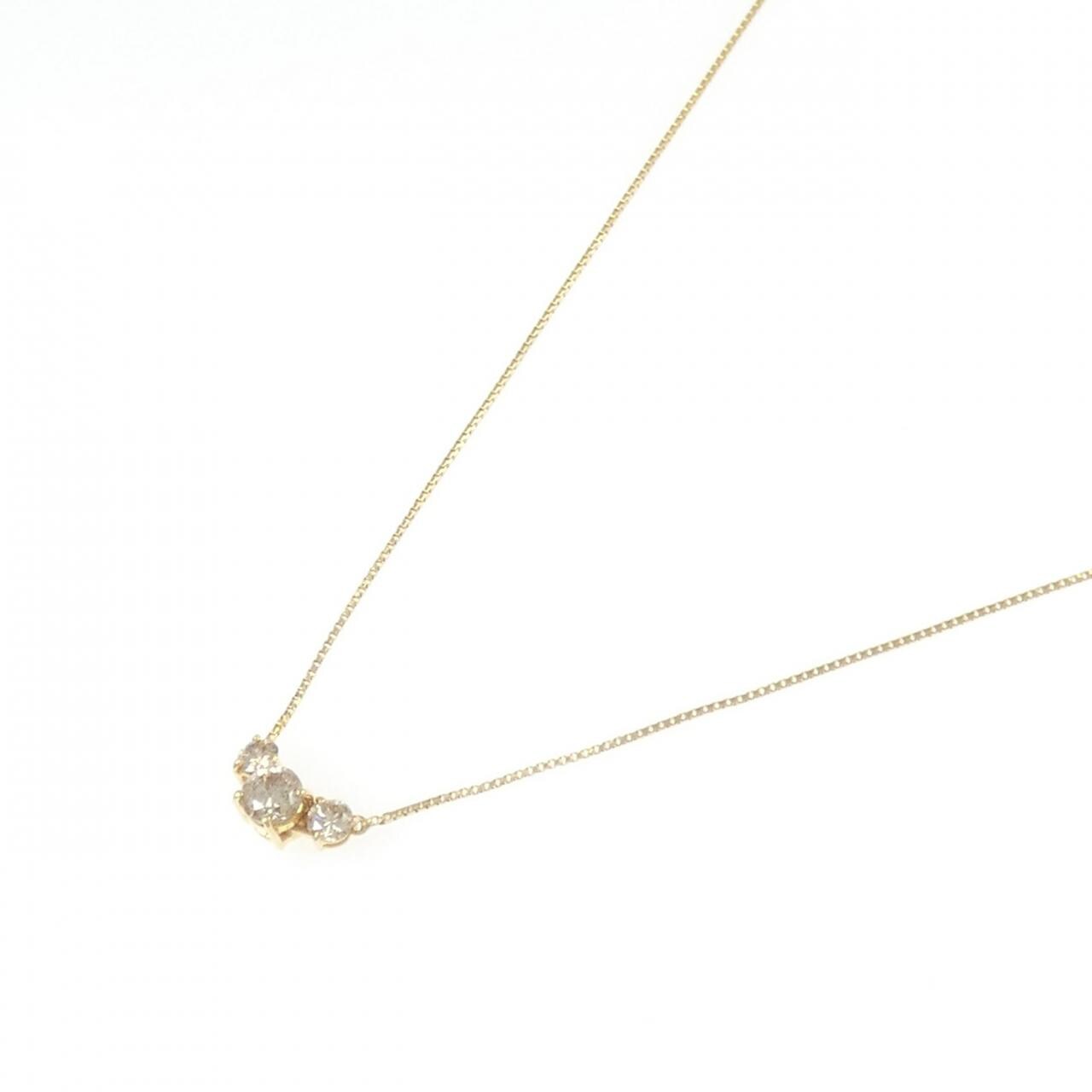 K18YG ダイヤモンド ネックレス 0.62CT
