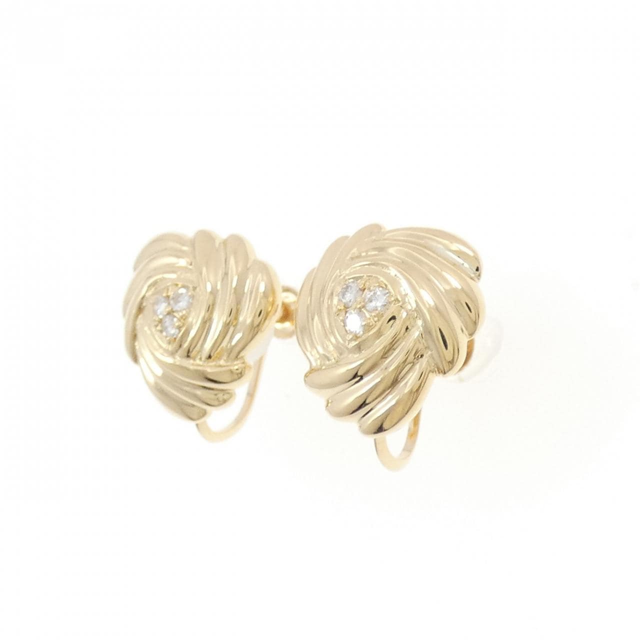 ワコウ ダイヤモンド イヤリング 0.12CT