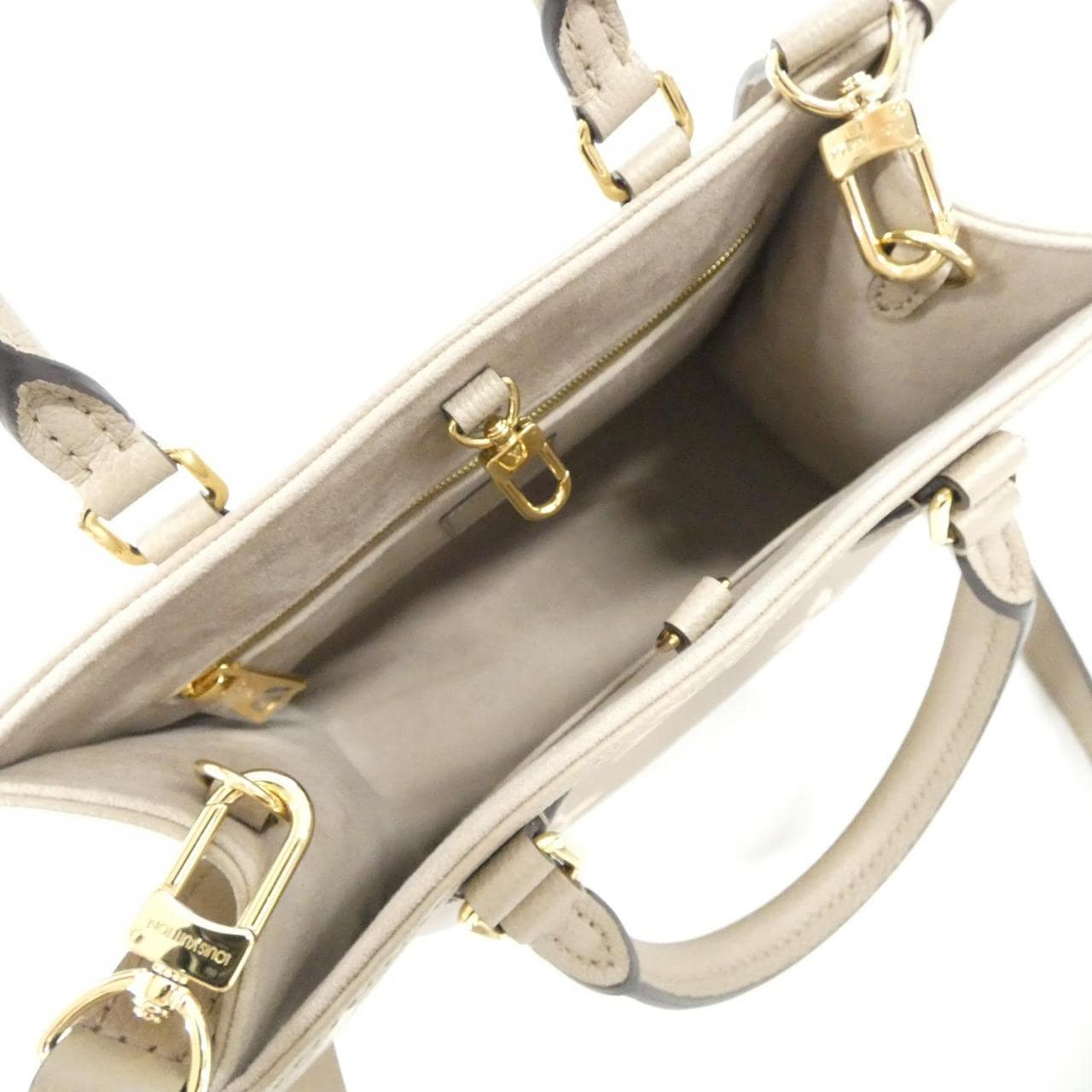 LOUIS VUITTON双色Monogram Empreinte On The Go PM M45779 包