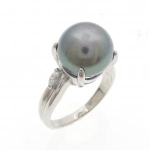 PT900 黒蝶パール リング 11.4mm